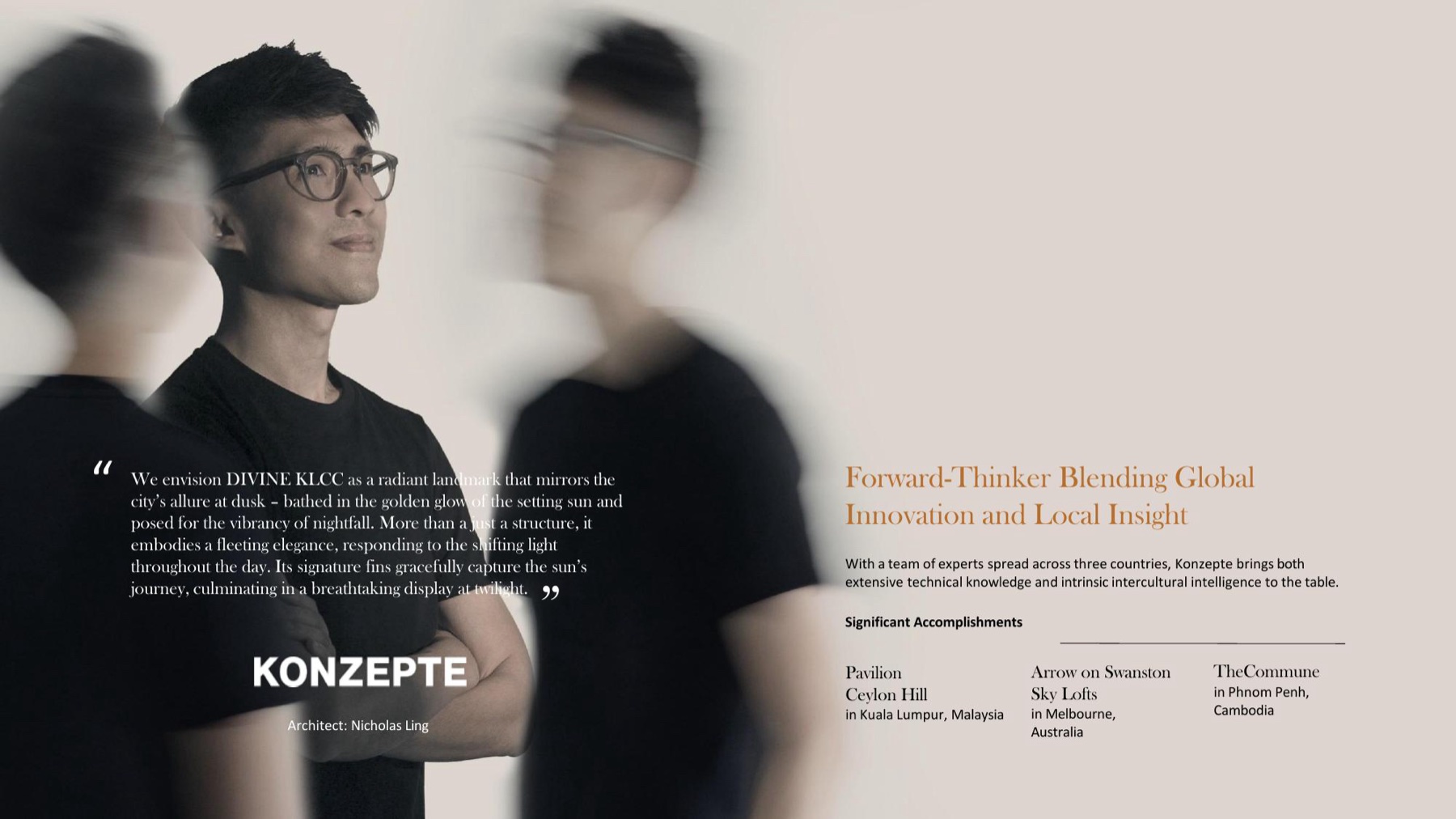 Konzepte Asia, arkitek Nicholas Ling — seni bina Divine KLCC; karya termasuk Pavilion Ceylon Hill, Sky Lofts dan TheCommune
