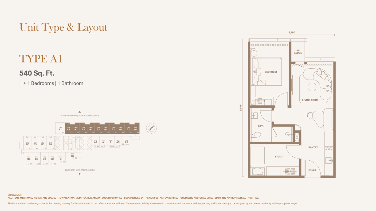 Divine KLCC Suite Padat floor plan