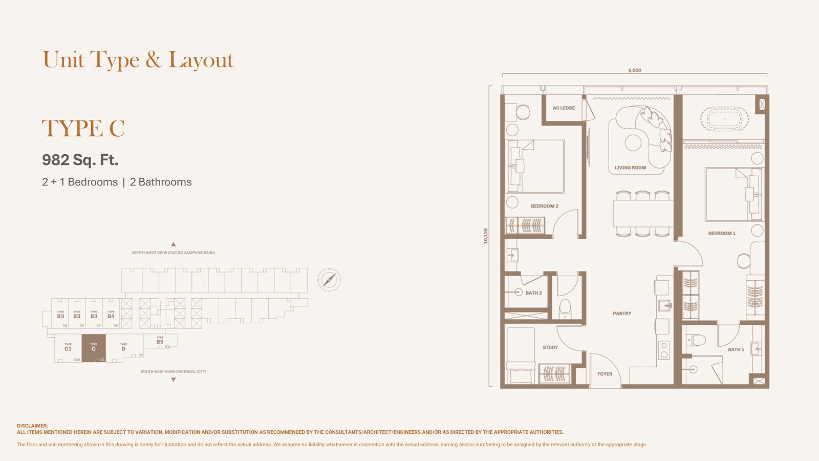 Divine KLCC Kediaman Angkasa floor plan